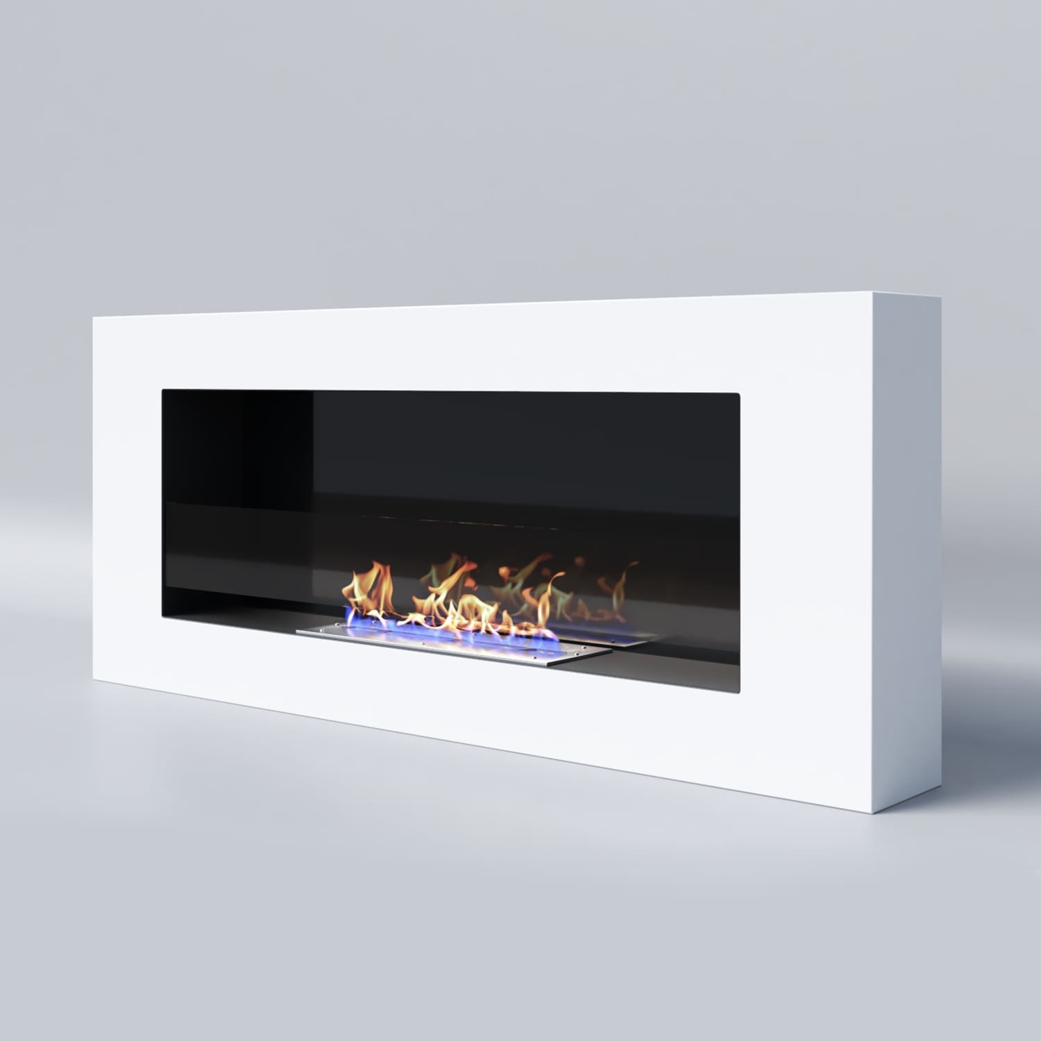 Биокамин "Русский огонь" Лайт Бланк 1200N с защитным и декоративным стеклом по цене 36 350 руб.