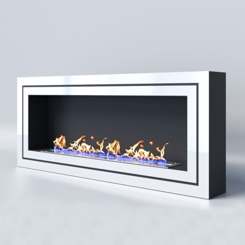 Биокамин "Русский огонь" Стенли 1200N настенный с защитным и декоративным стеклом