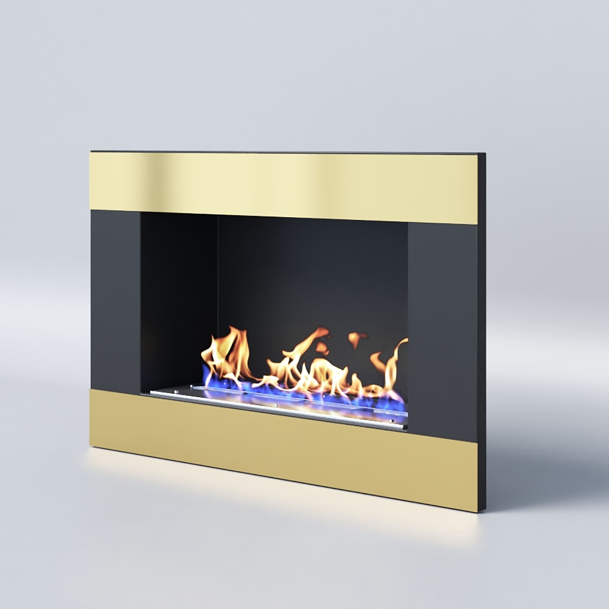Биокамин "Русский огонь" Голд 650V встраиваемый с защитным и декоративным стеклом по цене 33 900 руб.