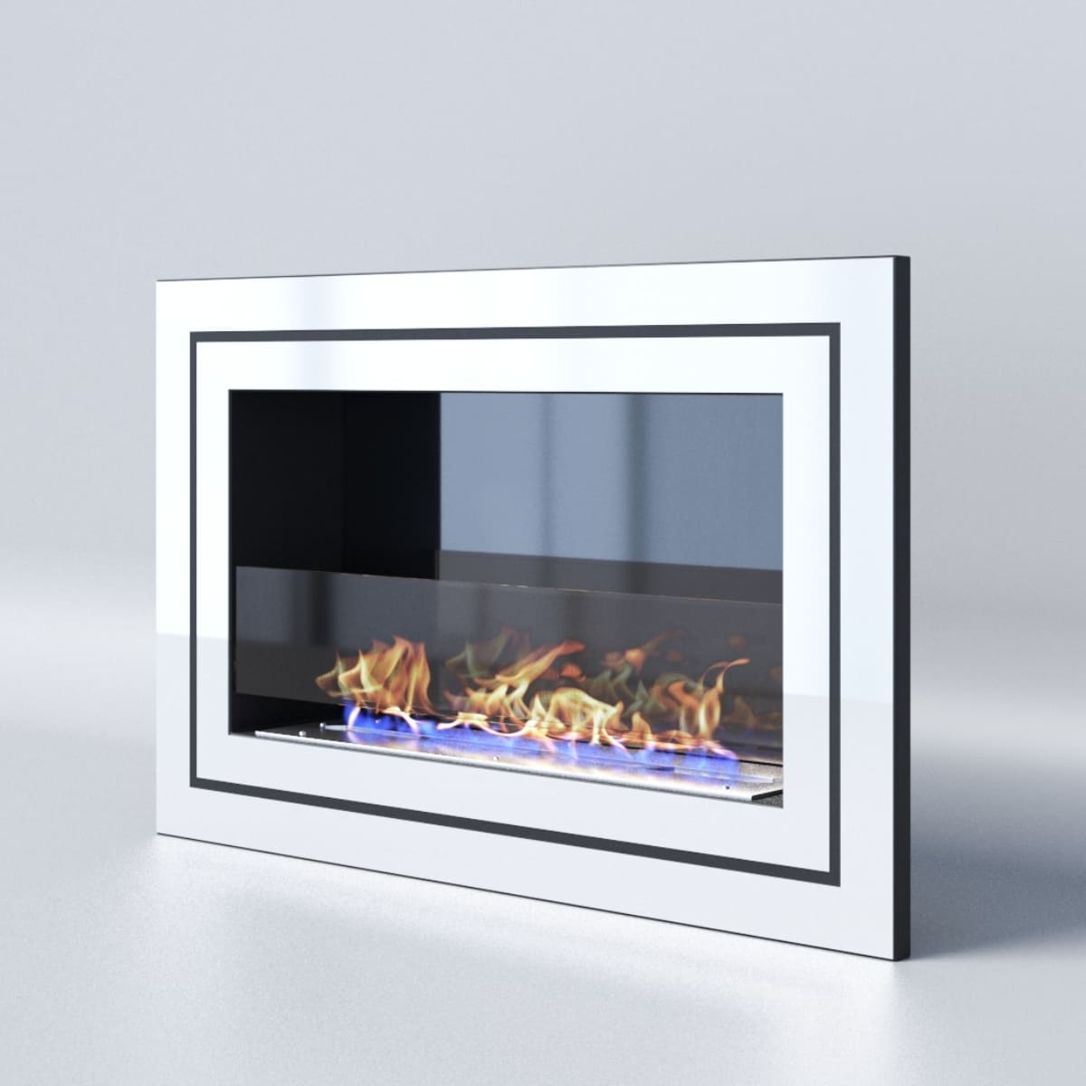 Биокамин "Русский огонь" Стенли 800V встраиваемый (высота 500мм.) с защитным и декоративным стеклом по цене 41 050 руб.