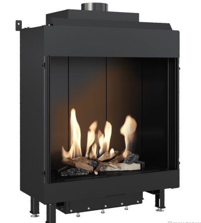 Газовая топка Kratki LEO/76/62/G20, магистральный газ