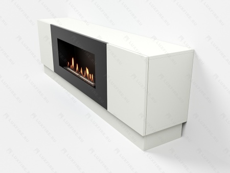 Тумба универсальная Lux Fire "Байкал" 1600, белый, с биокамином 900 по цене 73 854 руб.