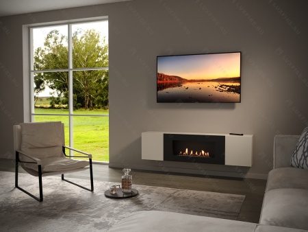 Тумба универсальная Lux Fire "Байкал" 1600, белый, с биокамином 900 по цене 73 854 руб.