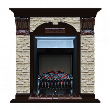 Арочный Грот однотонный (венге)+Fobos Black