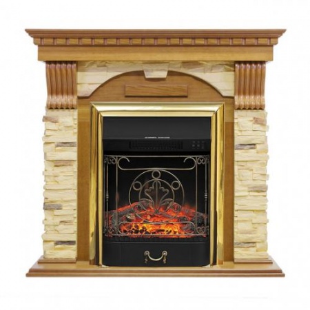 Dublin арочный сланец (дуб)+Majestic FX Brass