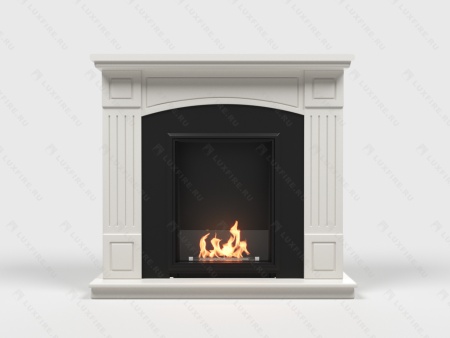 Биокамин Lux Fire с порталом Беркут 24, белый по цене 98 631 руб.