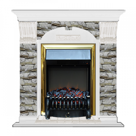 Арочный Алтай (белый)+Fobos Brass Арочный Алтай (белый)+Fobos Brass